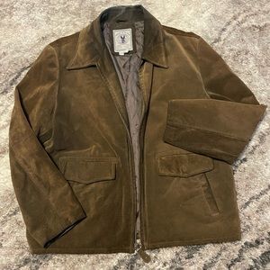 Brown Suede Jacket XL